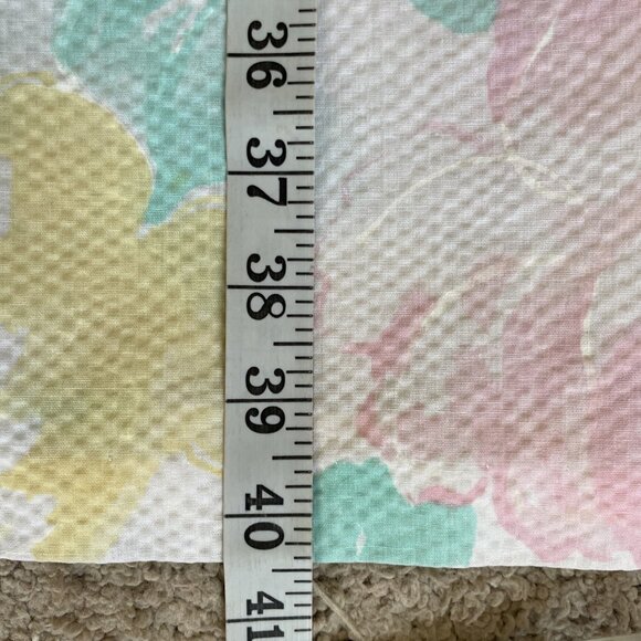 Vintage It’s a Charm Pastel Floral Housecoat Robe Dress Size Medium Snap Front - Picture 10 of 10